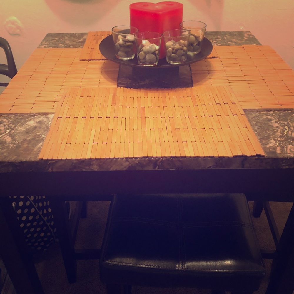 Wooden placemats